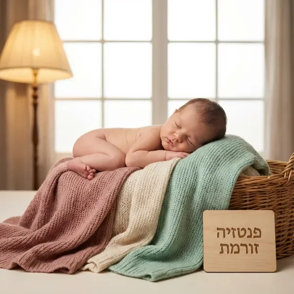 צילום תינוקות ניו בורן בסטודיו מקצועי